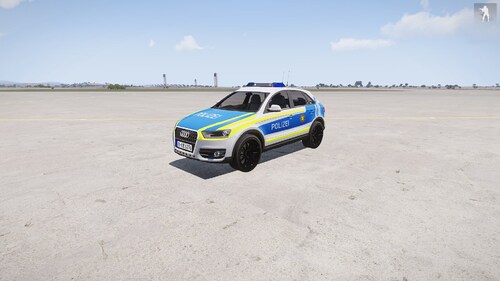 Audi Q3 Polizei