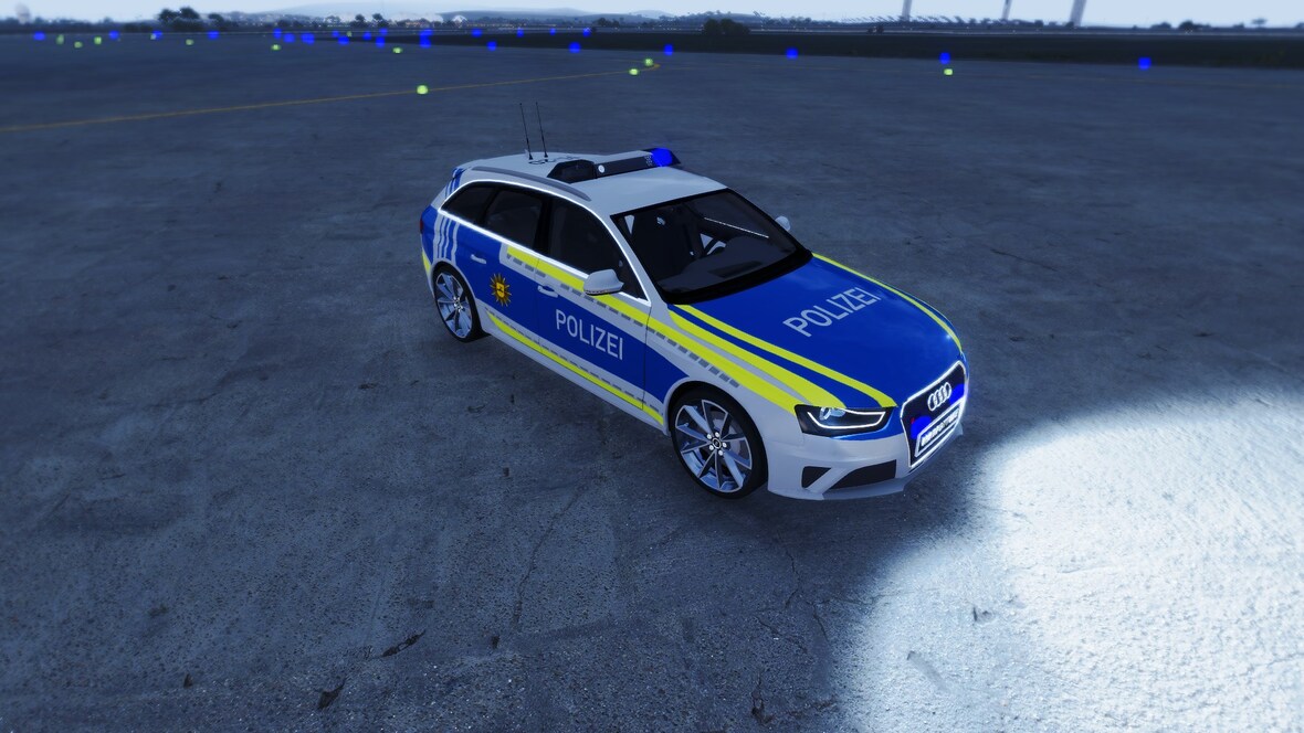 Audi RS4 Polizei