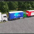 Unsere Trucks am Truckerstop