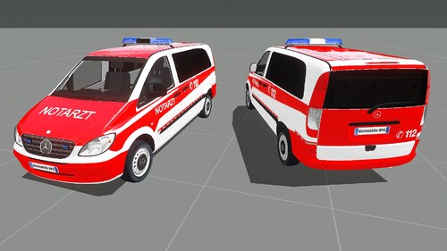 Mercedes Vito NEF [NOTARZTEINSATZFAHRZEUG]