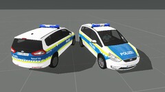 Ford Galaxy  Autobahn Polizei