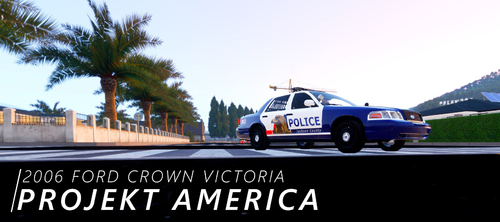 CROWN VICTORIA POLICE SKIN PROJEKT-AMERICA.EU