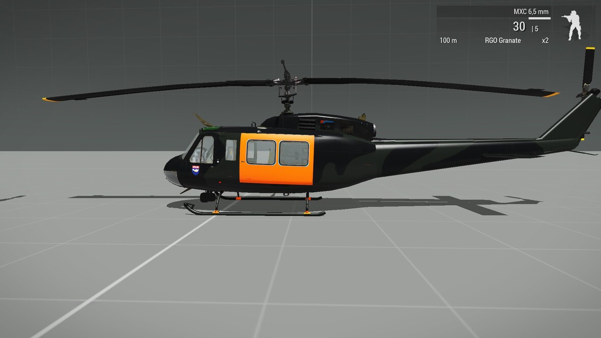 Bell UH-1D SAR Dunkel