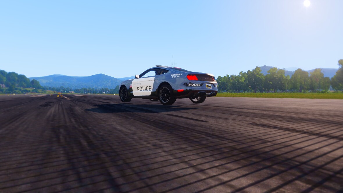 Ford Mustang Polizei